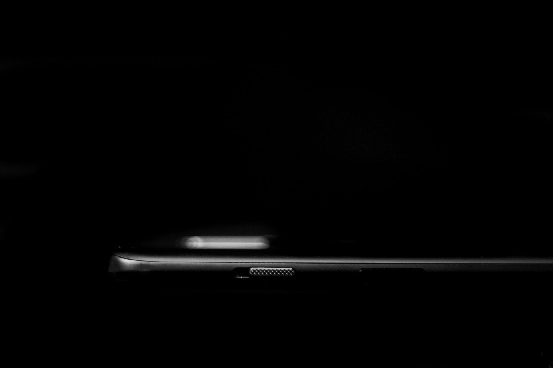 Smartphone on Black Background